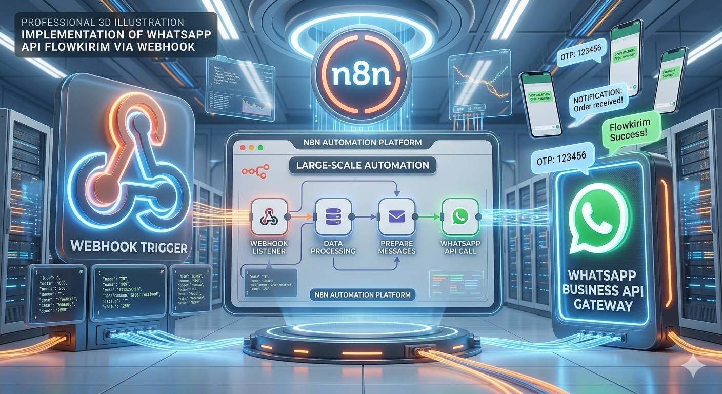 Memanfaatkan Flowkirim sebagai Webhook WhatsApp: Solusi Otomasi n8n WhatsApp & Bot Gratis Tanpa Ribet