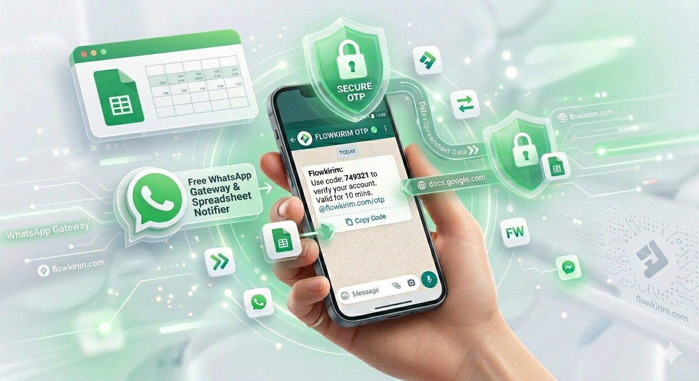 Cara Membangun Notifikasi WhatsApp dari Google Sheet & Google Form dengan FlowKirim