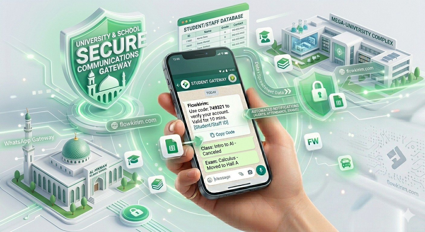 WhatsApp Gateway untuk Sekolah, Pesantren, Universitas, dan Lembaga: Solusi Komunikasi Otomatis & Terintegrasi