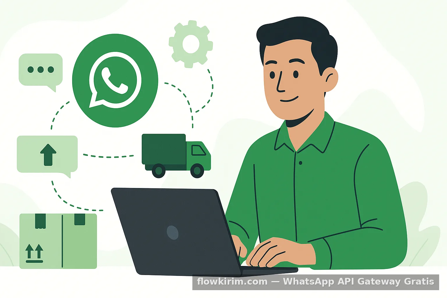 Free WhatsApp API untuk Logistik & Notifikasi Pengiriman