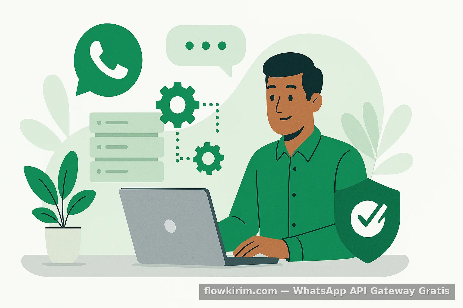 Membangun Sistem Keamanan Data dengan WhatsApp Gateway Self-Hosted