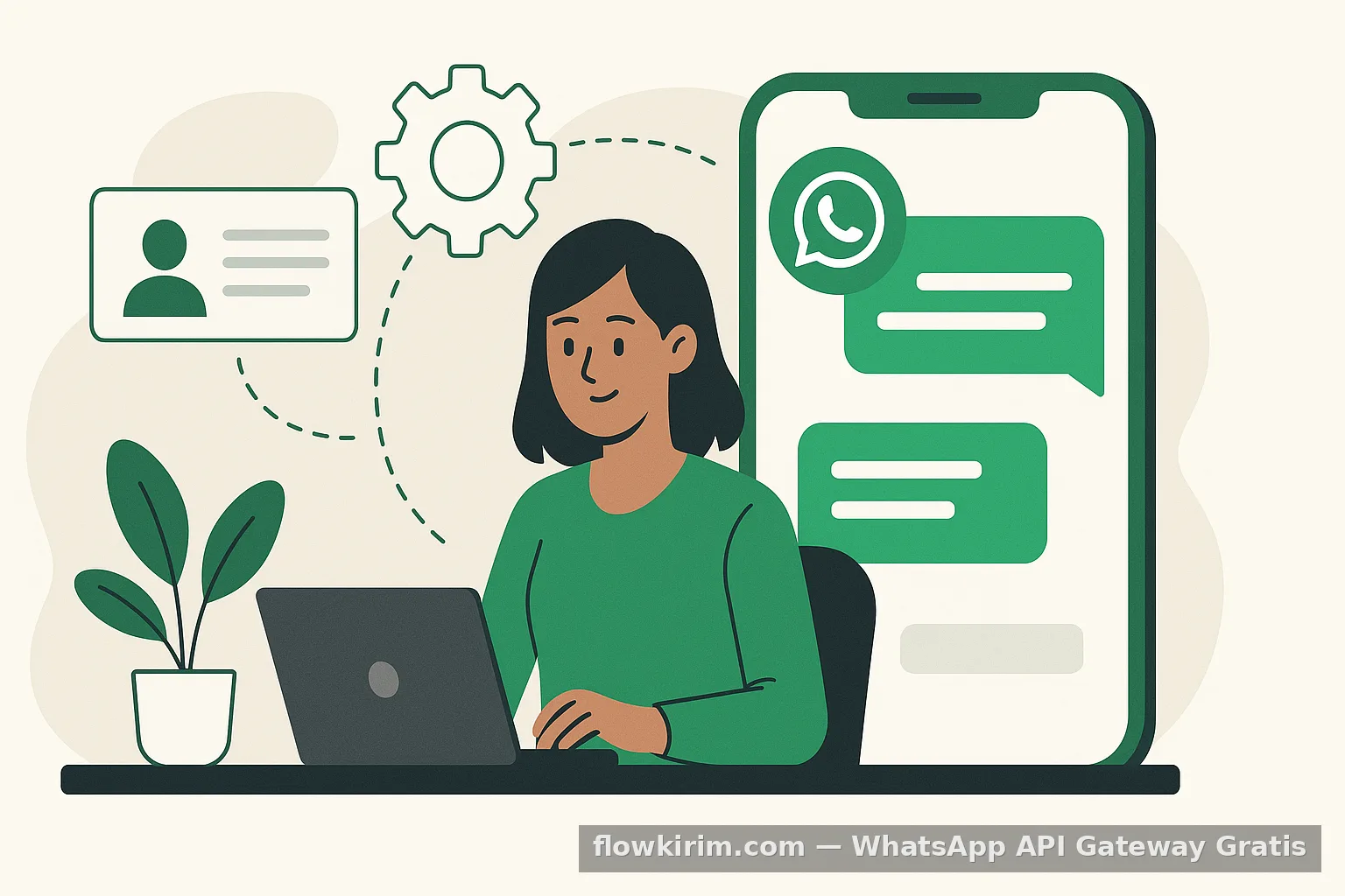 WhatsApp Gateway untuk HR & Manajemen Kepegawaian
