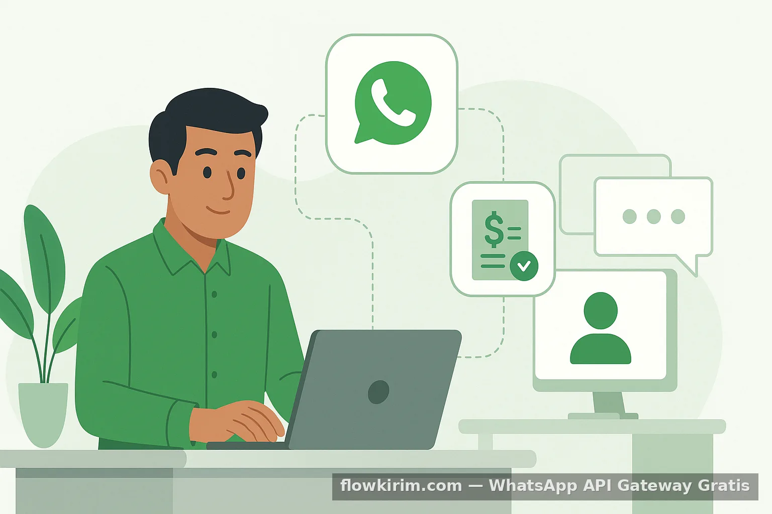 Payment Reminder dengan WhatsApp Gateway Flowkirim