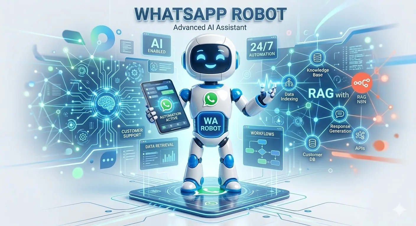 Membaca Data Perusahaan dengan RAG dan Integrasi WhatsApp Gateway API Flowkirim